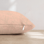 Midnight Poppy Peach Throw Pillow throw pillow - Hillcroft Home