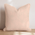 Midnight Poppy Peach Throw Pillow throw pillow - Hillcroft Home