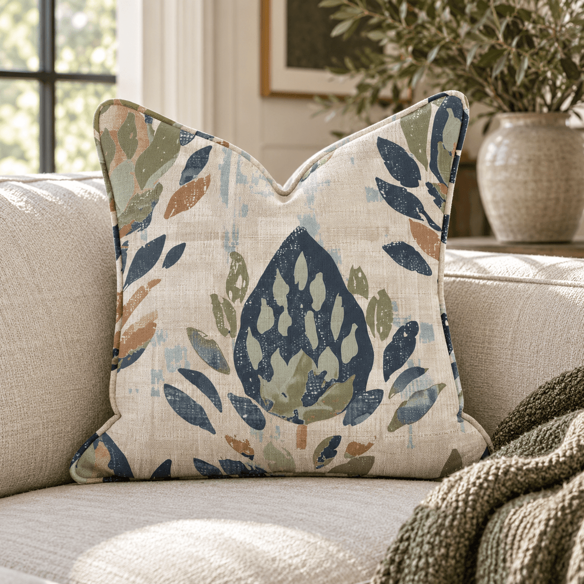Midnight Rambler Throw Pillow throw pillow - Hillcroft Home
