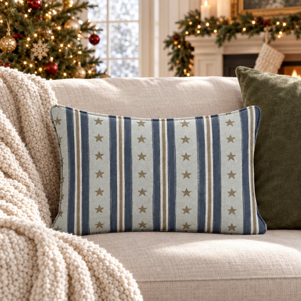 Midnight Stars Throw Pillow throw pillow - Hillcroft Home