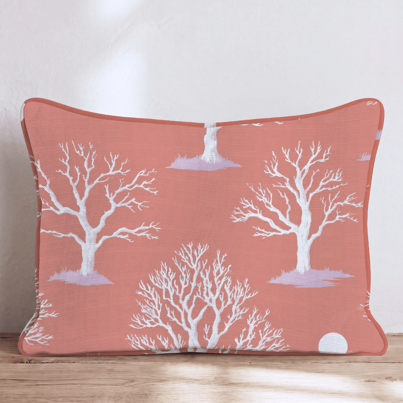 Midnight Tree Throw Pillow - Hillcroft Home