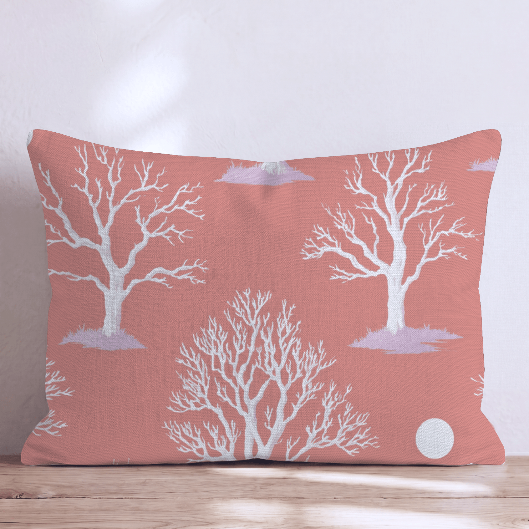 Midnight Tree Throw Pillow - Hillcroft Home