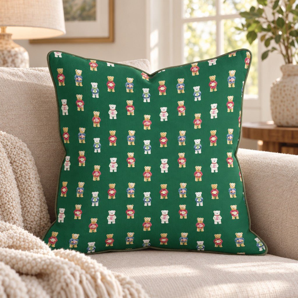 Milton Bear Throw Pillow throw pillow - Hillcroft Home