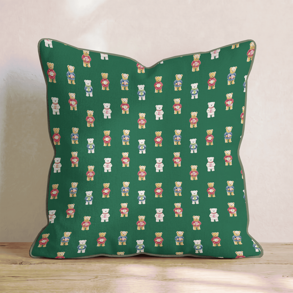 Milton Bear Throw Pillow throw pillow - Hillcroft Home