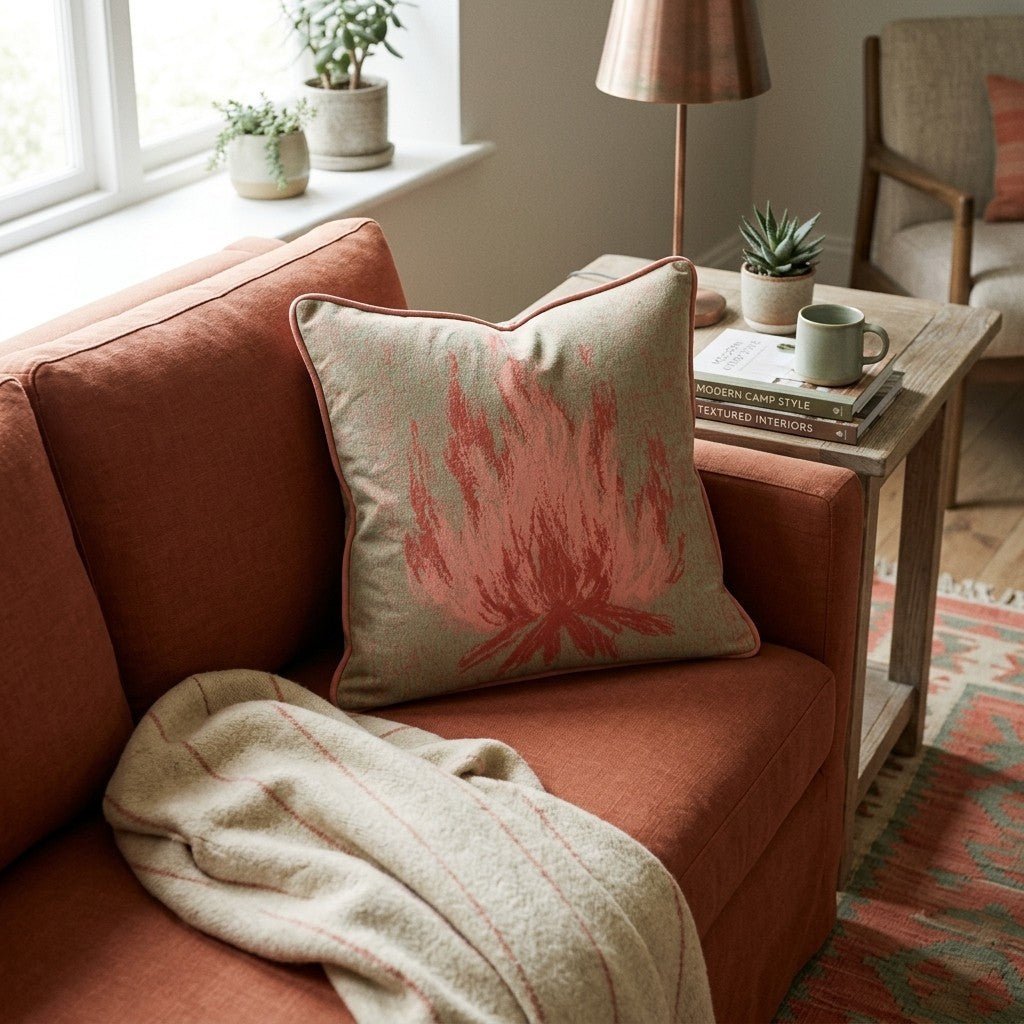 Mini Bonfire Throw Pillow - Hillcroft Home