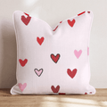Mini Hearts Throw Pillow - Hillcroft Home