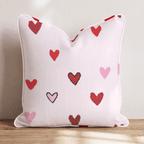 Mini Hearts Throw Pillow - Hillcroft Home