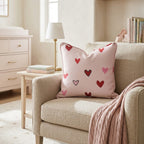 Mini Hearts Throw Pillow - Hillcroft Home
