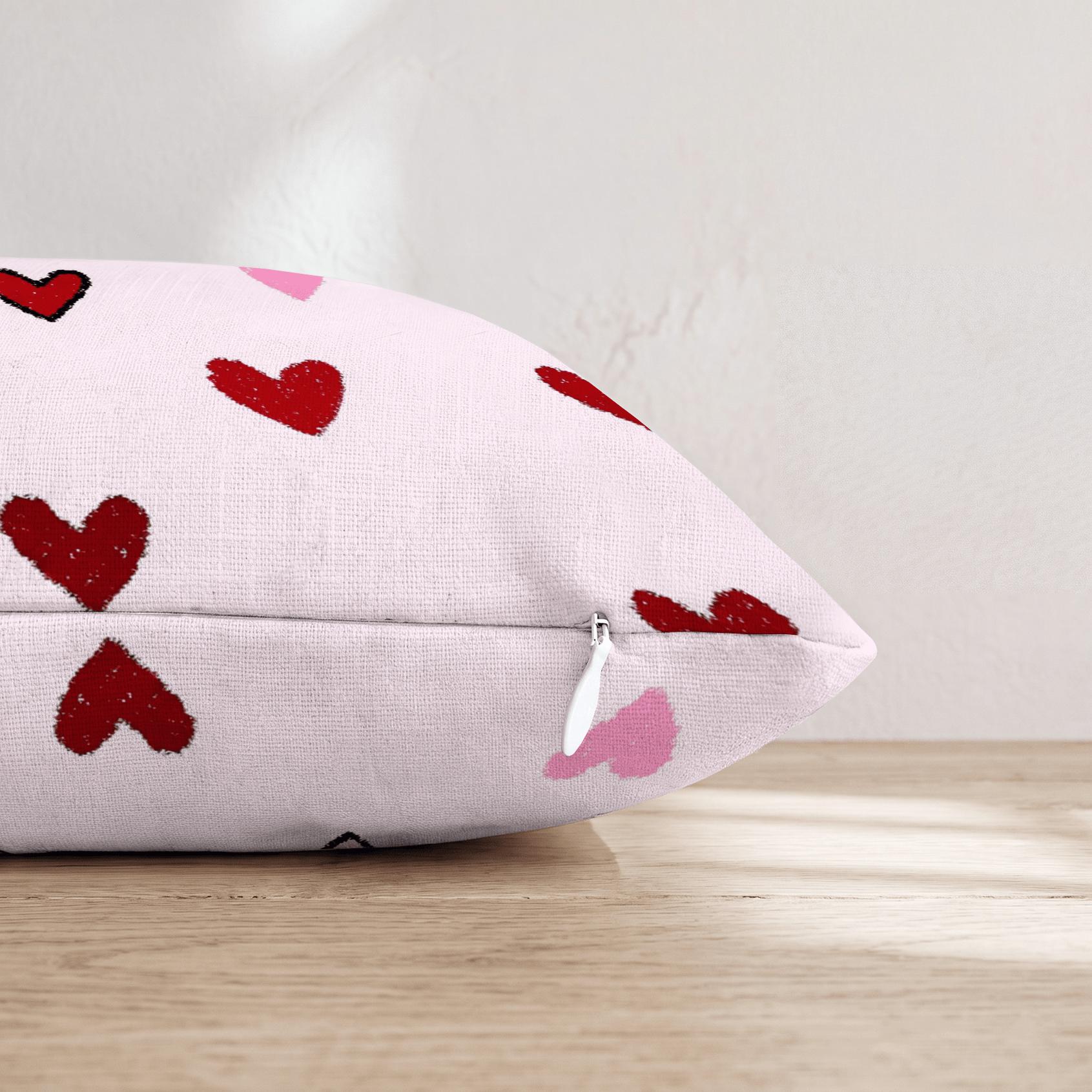 Mini Hearts Throw Pillow - Hillcroft Home