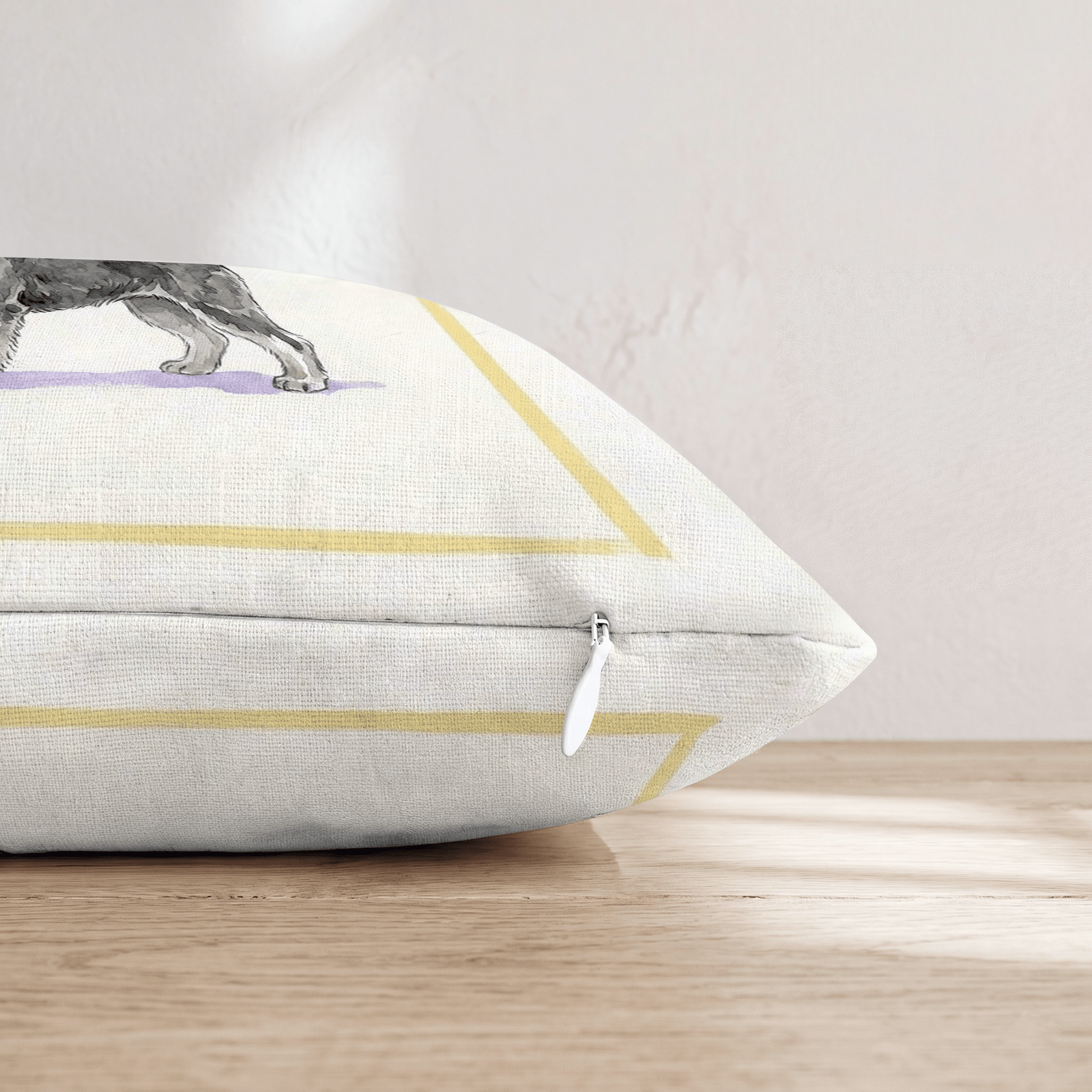 Mini Schnauzer Matcha Throw Pillow - Hillcroft Home