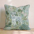 Mini Schnauzer Power Throw Pillow - Hillcroft Home