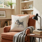 Miniature Schnauzer Coffee Throw Pillow - Hillcroft Home