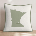 Minnesota State Capital Throw Pillow - Hillcroft Home