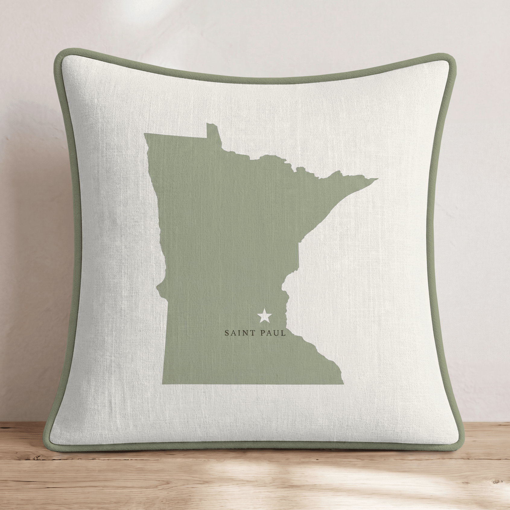Minnesota State Capital Throw Pillow - Hillcroft Home