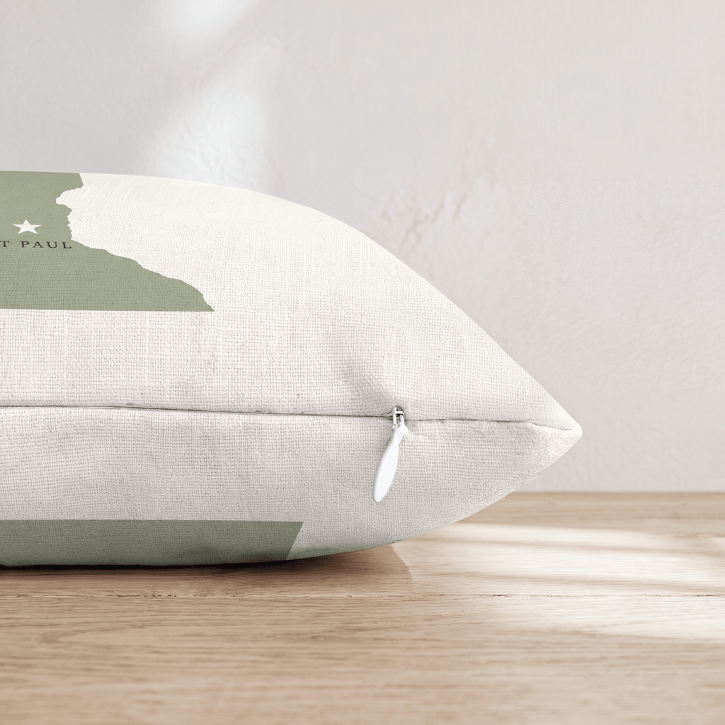Minnesota State Capital Throw Pillow - Hillcroft Home