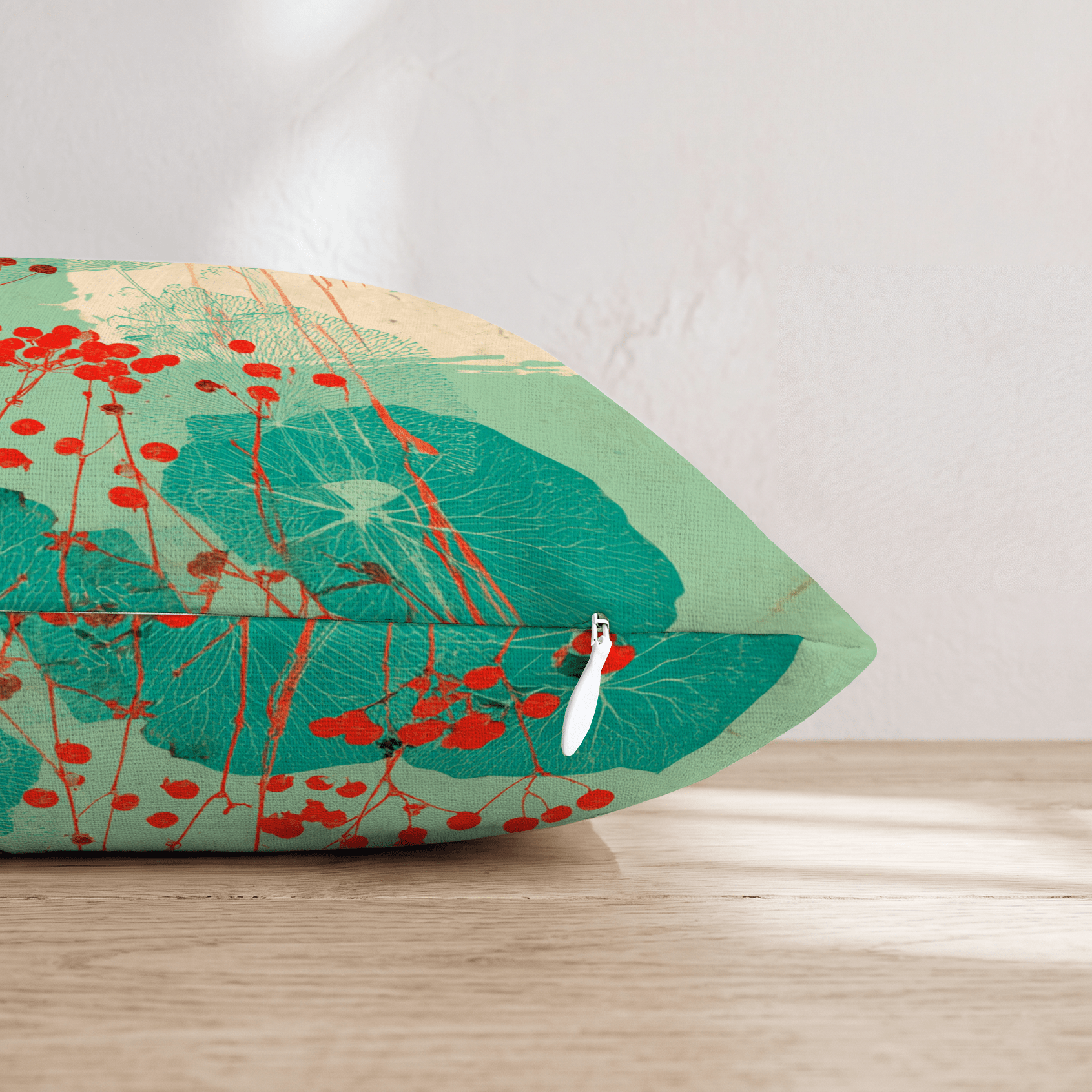 Mint Berry Botanica Throw Pillow - Hillcroft Home