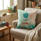Mint Berry Botanica Throw Pillow - Hillcroft Home