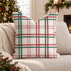 Mint Windowpane Throw Pillow throw pillow - Hillcroft Home