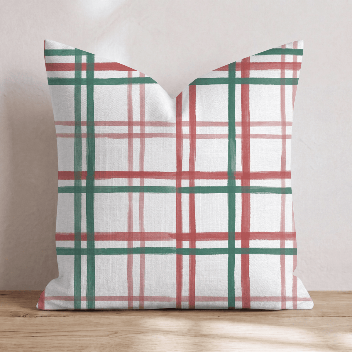 Mint Windowpane Throw Pillow throw pillow - Hillcroft Home