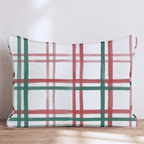 Mint Windowpane Throw Pillow throw pillow - Hillcroft Home