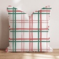 Mint Windowpane Throw Pillow throw pillow - Hillcroft Home