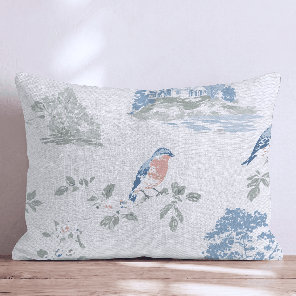 Miriam Botanical Garden Throw Pillow - Hillcroft Home