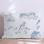 Miriam Botanical Garden Throw Pillow - Hillcroft Home