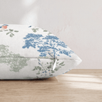 Miriam Botanical Garden Throw Pillow - Hillcroft Home