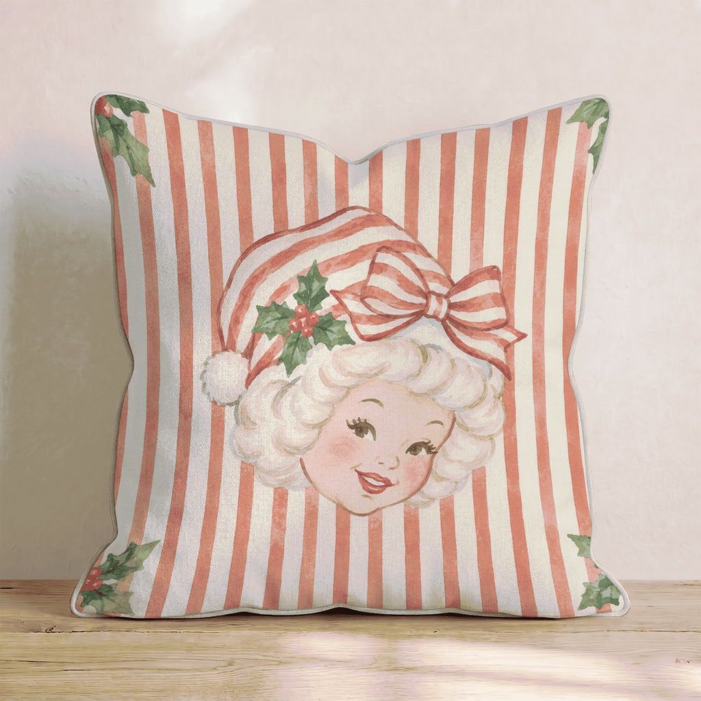 Miss Mistletoe Throw Pillow throw pillow - Hillcroft Home