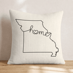 Missouri Home Throw Pillow - Hillcroft Home
