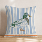 Mister Mallard Duck Throw Pillow - Hillcroft Home