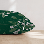 Mistletoe Greens Throw Pillow - Hillcroft Home