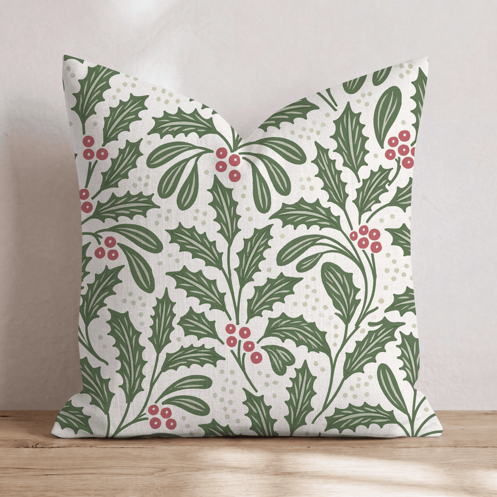 Mistletoe Grove Throw Pillow throw pillow - Hillcroft Home