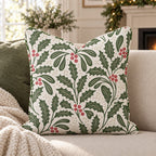 Mistletoe Grove Throw Pillow throw pillow - Hillcroft Home