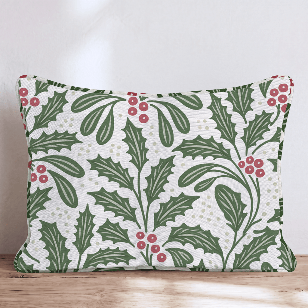 Mistletoe Grove Throw Pillow throw pillow - Hillcroft Home