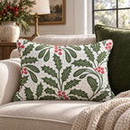 Mistletoe Grove Throw Pillow throw pillow - Hillcroft Home