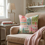 Mistletoe Lane Throw Pillow - Hillcroft Home