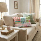 Mistletoe Lane Throw Pillow - Hillcroft Home