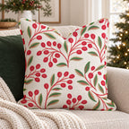 Mistletoe Meadow Throw Pillow throw pillow - Hillcroft Home