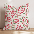 Mistletoe Meadow Throw Pillow throw pillow - Hillcroft Home