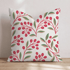 Mistletoe Meadow Throw Pillow throw pillow - Hillcroft Home