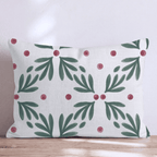 Mistletoe Trellis Throw Pillow throw pillow - Hillcroft Home