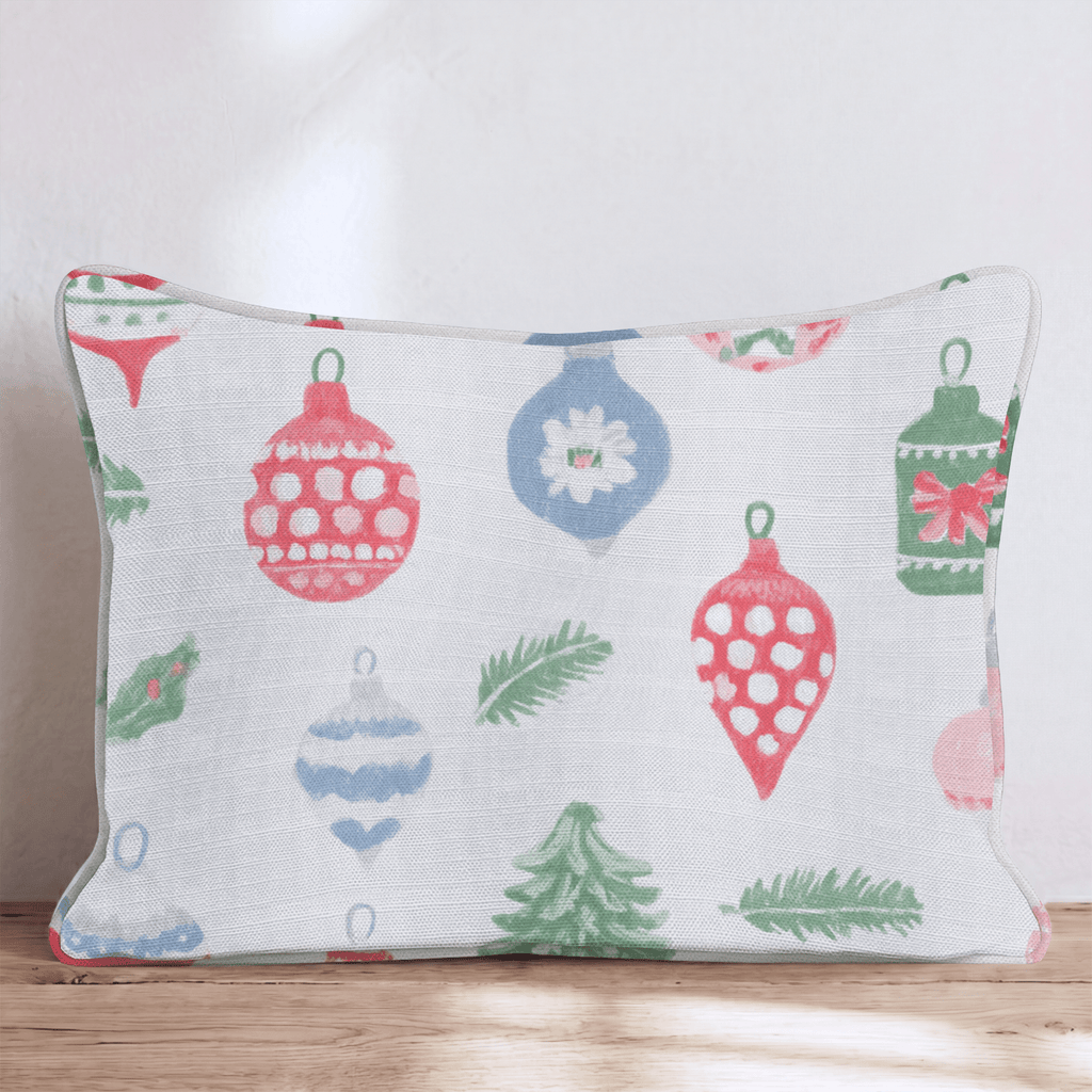 Mixed Ornament Scatter Throw Pillow - Hillcroft Home