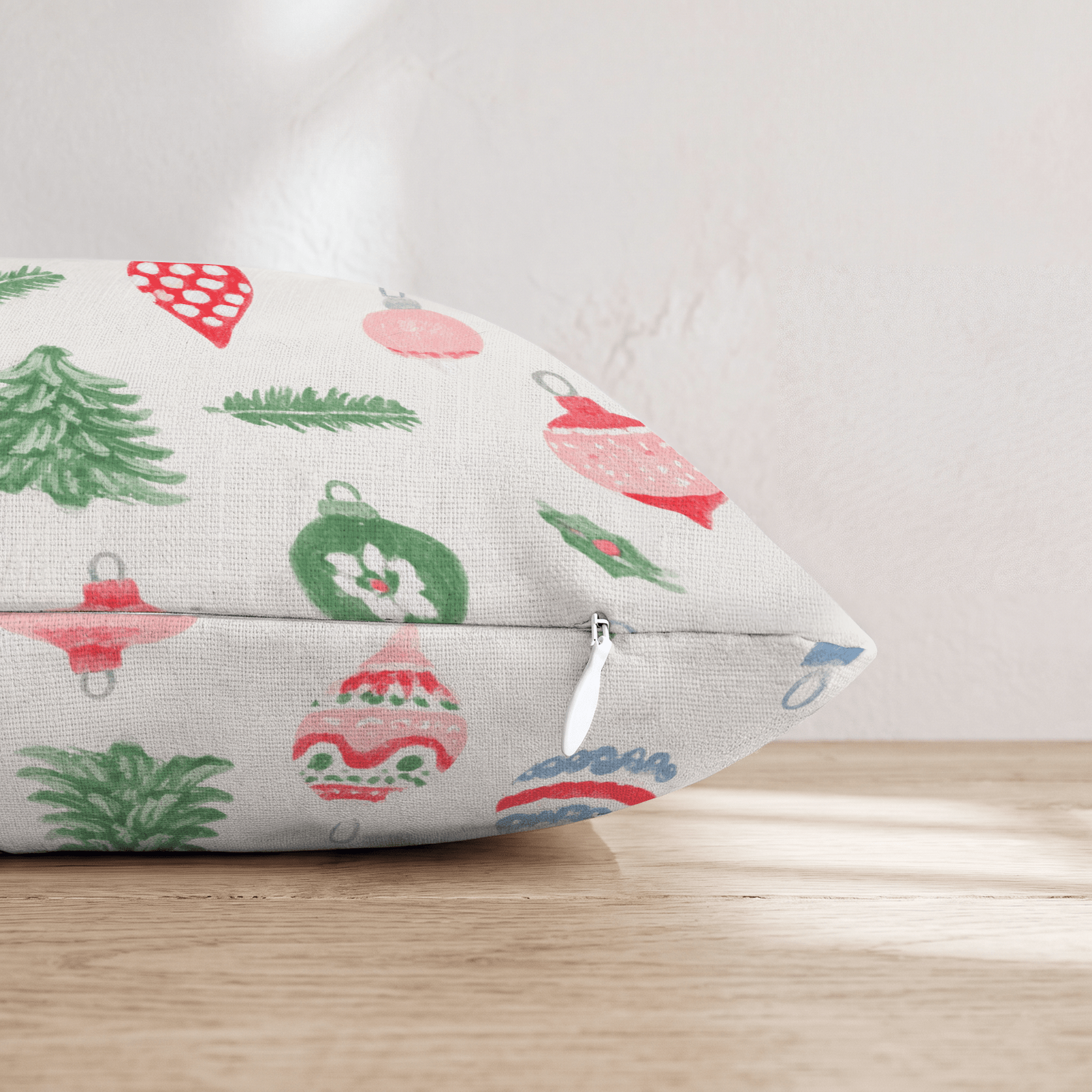 Mixed Ornament Scatter Throw Pillow - Hillcroft Home