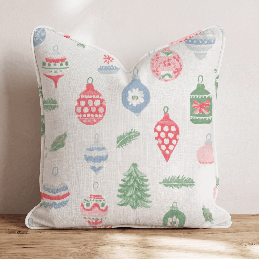Mixed Ornament Scatter Throw Pillow - Hillcroft Home