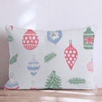 Mixed Ornament Scatter Throw Pillow - Hillcroft Home