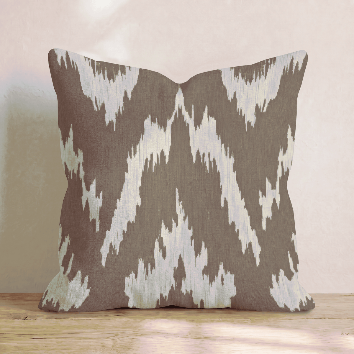 Mocha Diamond Throw Pillow throw pillow - Hillcroft Home