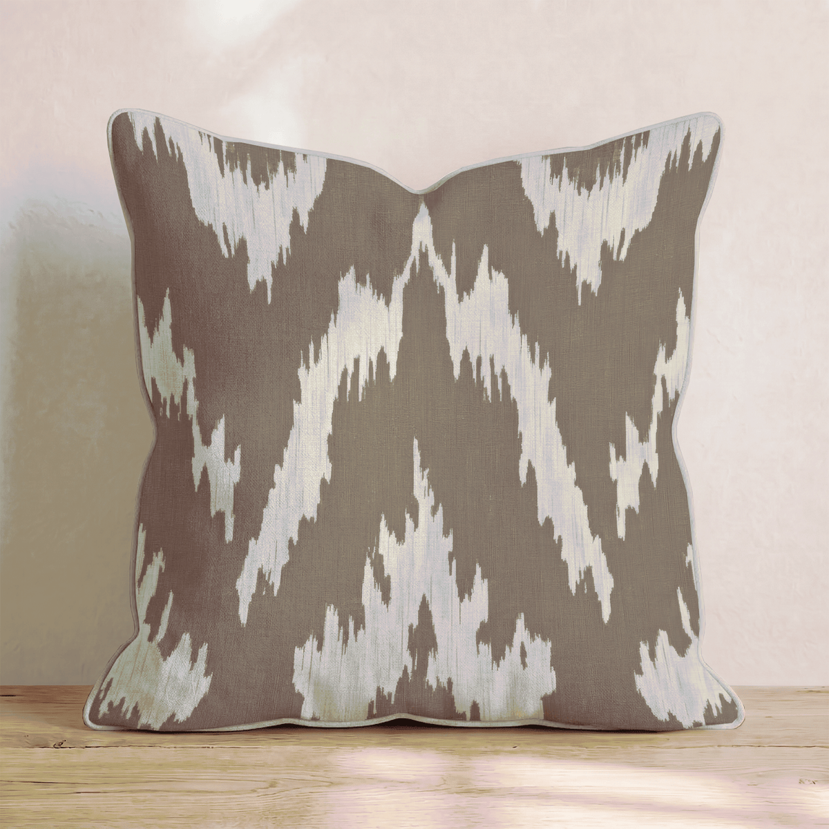 Mocha Diamond Throw Pillow throw pillow - Hillcroft Home