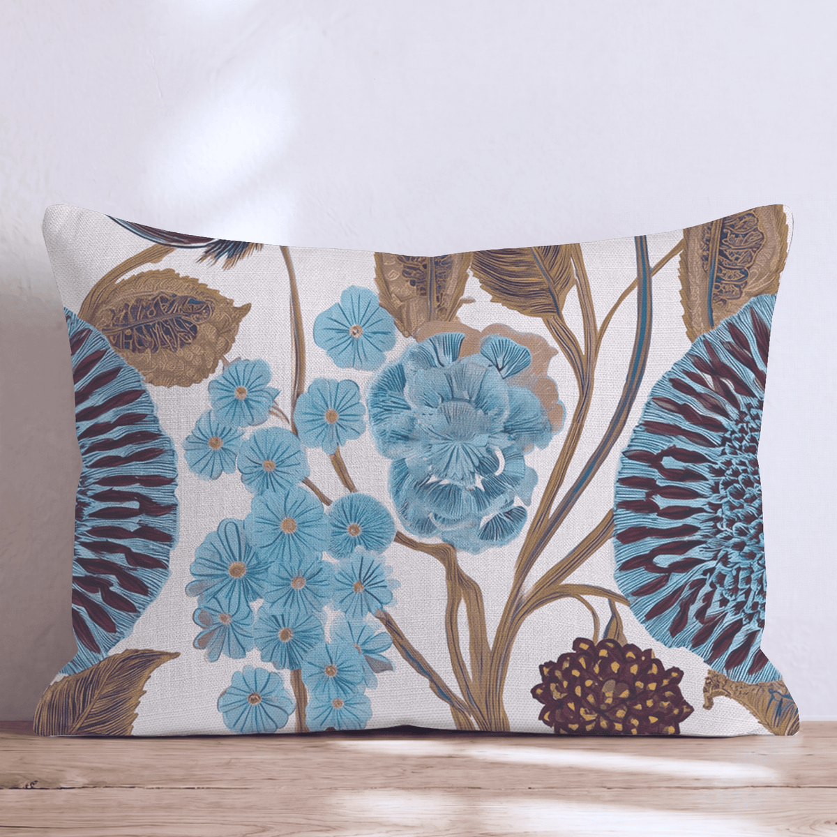 Modern Moonflower Throw Pillow throw pillow - Hillcroft Home