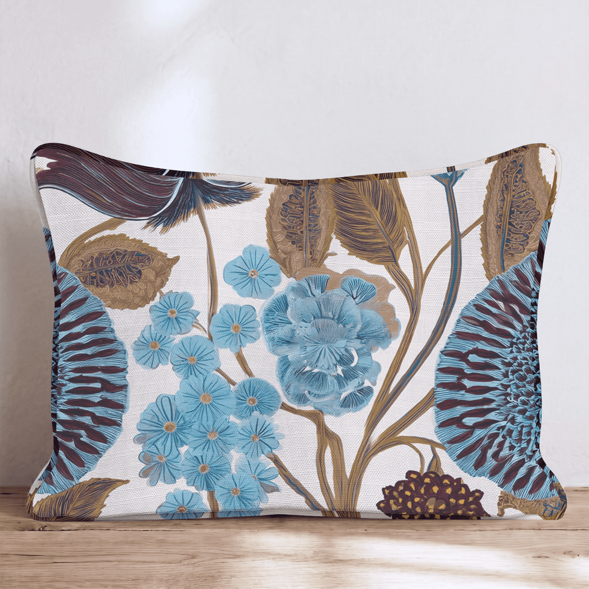 Modern Moonflower Throw Pillow throw pillow - Hillcroft Home